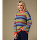 Ronado Multi Stripe Crew Neck Sweater - Multi Stripe XS - Multi Stripe
