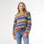 Ronado Multi Stripe Crew Neck Sweater - Multi Stripe XS - Multi Stripe