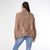 Hoge Chunky Loose Knit Sweater - Camel/Sky Blue