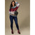 Madge Multi Stripe Loose Ombre Sweater - Merlot/Mushroom/Blue