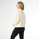 Regina Cardigan with Scalloped Trim - Cream