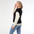 Landry Button Front Cardigan - Black