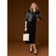 Winn Striped Cardigan - Black/White