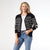 Winn Striped Cardigan - Black/White
