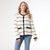 Annalie Cardigan with Front Pockets - Winter White/Black