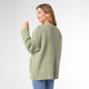 Filbert Casual Cardigan - Green Marled