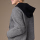 Kendrick Hooded Button Front Cardigan - Black/Winter White