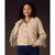 Calder Cardigan with Fringe - Oatmeal Heather