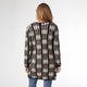 Eliana Mohair Brushed Open Cardigan - Black/Oatmeal
