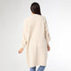 Summit Cable Knit Open Cardigan - Ivory