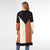 Ravell Chunky Open Knit Cardigan - Black/Cream/Rust