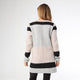 Liz Open Cardigan with Front Pockets - Mid Heather Grey