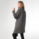 Billy Herringbone Cardigan with Clasp - Black