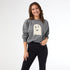 Long Sleeve Patchwork Sweatshirt