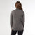 Myra Long Scrunch Sleeve Turtleneck - Charcoal Heather
