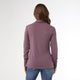 Myra Long Scrunch Sleeve Turtleneck - Eggplant Heather