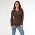 Kym Soft Henley Top with Buttons