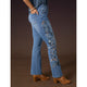 EverStretch Baby Bootcut with Side Embroidery - Medium Denim