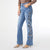 EverStretch Baby Bootcut with Side Embroidery - Medium Denim