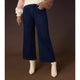EverStretch Wide Leg Crop - Indigo Dark Denim