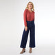 EverStretch Wide Leg Crop - Indigo Dark Denim