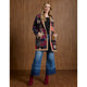 Bambu Soft Wide Leg Crop with Contrast Bottom - Medium Denim