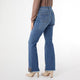 Bambu Soft Flare with Scalloped Beaded Bottom - Medium Denim