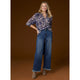 Bambu Soft Wide Leg with Fringe - Dark Denim