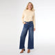 Bambu Soft Wide Leg with Fringe - Dark Denim