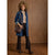 Bambu Soft Button Front Long Shacket - Dark Denim