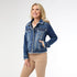 Bambu Soft Denim Jacket with Fringe