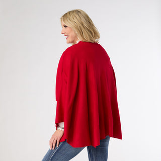 Kiara Pull Thru Wrap with Embellishment - Red