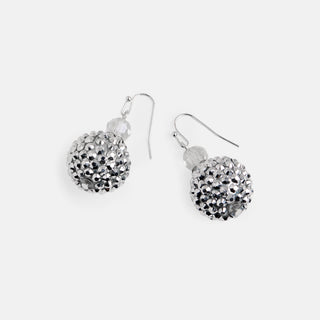 Holiday Glee Earring - White/Silver