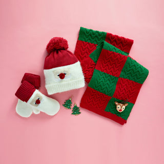 Kris Kringle Knit Hat - Red