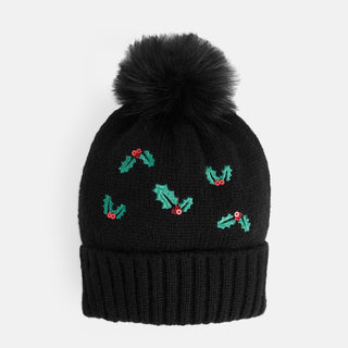 Holly-Day Knit Hat - Black