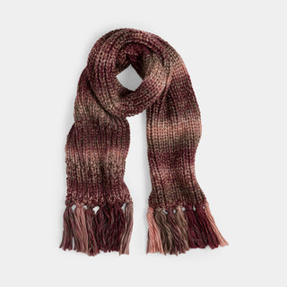 Sparkle Season Knit Scarf - Mauve Multi