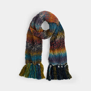 Sparkle Season Knit Scarf - Blue Multi