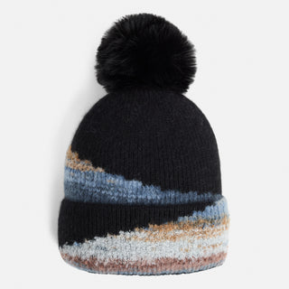 Glacier Mist Knit Hat - Black