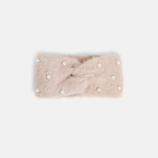 Pearl Embellished Headband - Blush