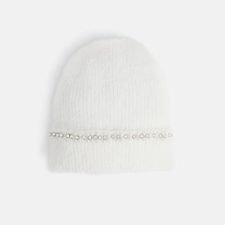 Winter Glitz Beanie - Winter White