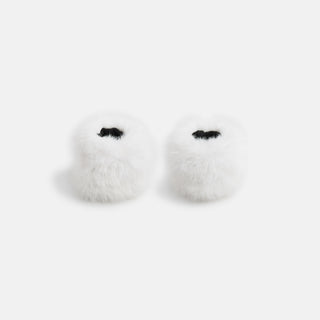 Faux Fur Cuffs - Winter White