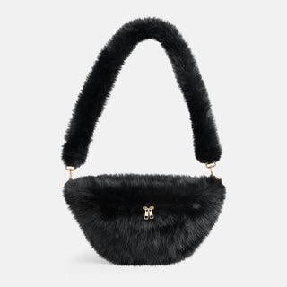 Arleigh Faux Fur Crossbody - Black