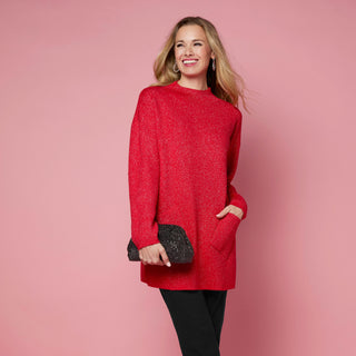 Elizabeth Sequin Clutch - Black