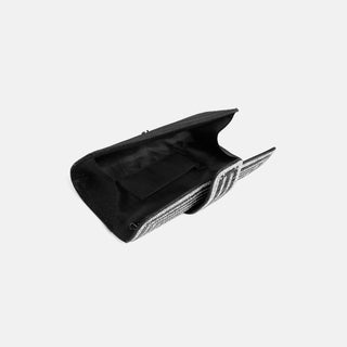 Belle Studded Clutch - Black