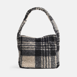 Freya Felted Tote - Black/Cream