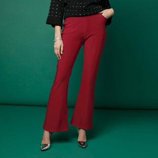 Georgie Flare Bottom - Tango Red