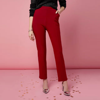 Georgie Front Seam Bottom with Rivet Detail - Black