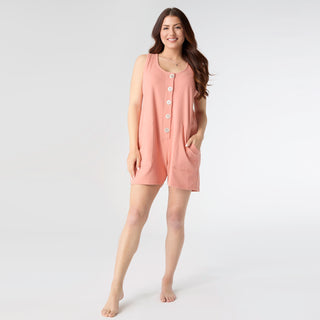 Perfect Sense Romper SMALL / MEDIUM / CORAL