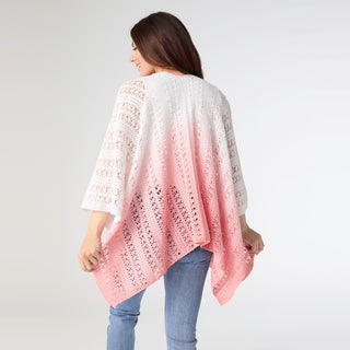 Margot Knit Wrap - Light Coral