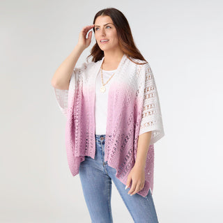 Margot Knit Wrap - Orchid Bloom